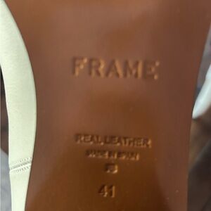 Frame Real Leather Boot NWOT 41